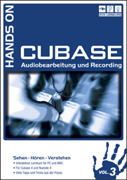 DVD Lernkurs Hands on Cubase Volume 3 Neuauflage